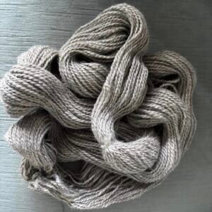 natural grey romney wool yarn: worsted weight, 220 yards